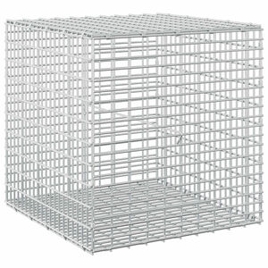 vidaXL Gabion cu Fir de 3,5 mm și Plasă de 5x2,5 cm 50x50x50 cm