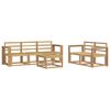 vidaXL Set de canapele de exterior 6 pcs Alb 59 x 59 x 37 cm