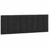 vidaXL Pernă tăblie de pat, Hanko, negru, 140 cm, catifea