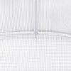 vidaXL Seră cu cadru din oțel, alb, 96 m&sup2;, 24x4x2 m