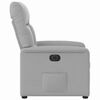 vidaXL Scaun reclinabil electric Cloud Grey Fabric