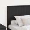 vidaXL Tăblie cap cu headboard Stejar Negru 75 cm Lemn compozit