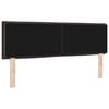 vidaXL Tăblie cap Altele cu headboard Maro &icirc;nchis 140 cm țesătură