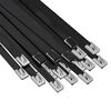 vidaXL Legătură pentru cablu 50 buc. 7,9 x 350 mm Negru