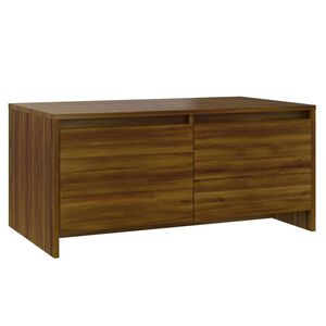 vidaXL Măsuță de cafea, stejar maro, 90x50x41,5 cm, lemn prelucrat