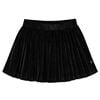 vidaXL Fusta plisată pentru copii cu lurex, negru, 92