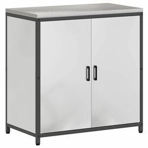 vidaXL Depozitare pentru bucătărie Argintiu 60 x 50 x 92 cm Oțel