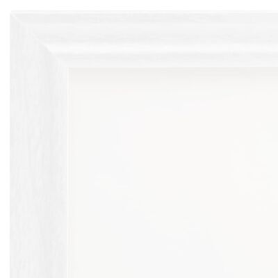 vidaXL Rame foto colaj pentru masă, 3 buc., alb, 15x21 cm, MDF