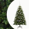 vidaXL Brad de Crăciun artificial cu globuri 120 cm 150 LED-uri
