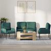 vidaXL Seturi de canapele 3 pcs Verde &icirc;nchis 115 x 56 x 80 cm placaj