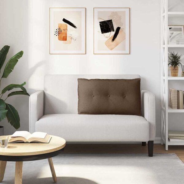 vidaXL Perna pentru spate Maro 80 x 19 x 50 cm țesătură