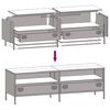 vidaXL Dulap TV, antracit, 135x39x43,5 cm, oțel laminat la rece