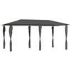 vidaXL Pavilion cu huse pentru st&acirc;lpi, antracit 2,98x5,3x2,59m 160g/m&sup2;