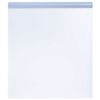 vidaXL Folie fereastră, statică/mată, gri, 90x1000cm, PVC