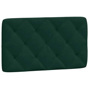 vidaXL Pernă tăblie de pat, verde, 80 cm, catifea