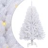 vidaXL Brad de Crăciun artificial cu ramuri articulare Alb 150 cm