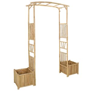 vidaXL Arc de Grădină natural 177 x 40 x 205 cm Bambus