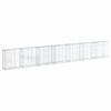 vidaXL Coș gabion cu capac, 700x50x100 cm, fier galvanizat