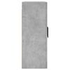 vidaXL Dulap cu montaj pe perete, gri beton, 69,5x34x90 cm