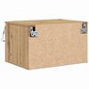 vidaXL Noptieră suspendată cu sertar Stejar Artizanal 50 x 36 x 30 cm