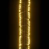 vidaXL Instalație tip cluster cu 400 LED-uri, alb cald, 7,4 m, PVC