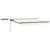 vidaXL Cort electric retractabil Crem și Antracit 3 x 2 m