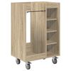 vidaXL Dulap Golf cu roata Simplu Stejar Sonoma 65 x 45 x 98 cm