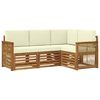 vidaXL Set de canapele de exterior 4 buc. Poliester