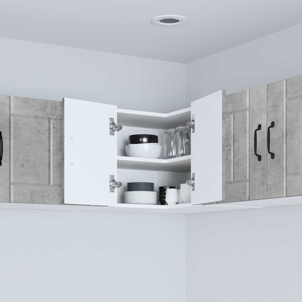 vidaXL Dulap de bucătărie Gri din beton 57 x 57 x 40 cm Lemn compozit