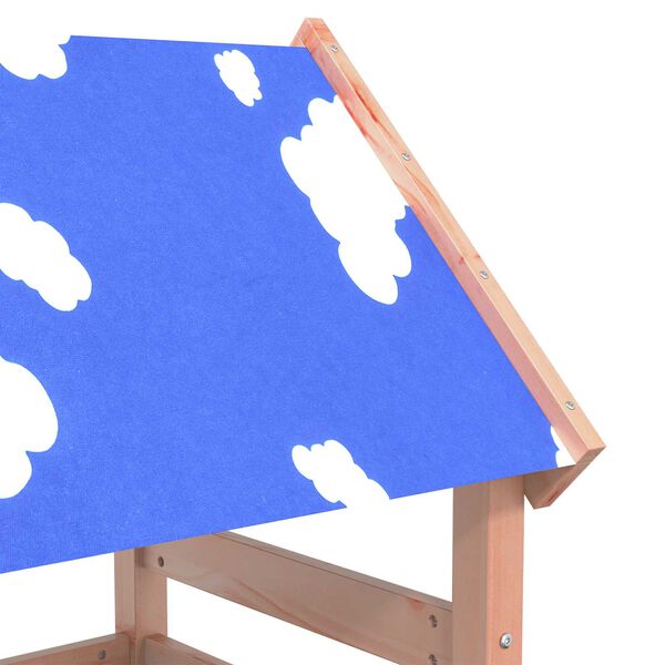 vidaXL Turn de joacă Maro 52,5 x 110,5 x 215 cm Lemn Douglas solid