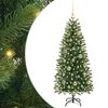 vidaXL Brad de Crăciun artificial Verde 120 cm PE și PVC