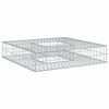 vidaXL Pat ridicat din gabion 100 x 100 x 20 cm Oțel Galvanizat