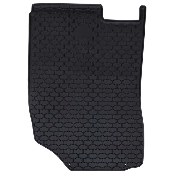 vidaXL Covor pentru mașină 4 pcs Negru Cauciuc