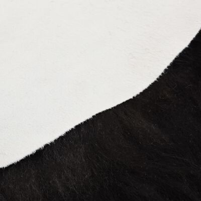 vidaXL Husă de scaun piele de oaie islandeză, negru, 70x110 cm