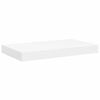 vidaXL Rafturi de perete suspendate, 2 buc., alb, 50x23x3,8 cm, MDF