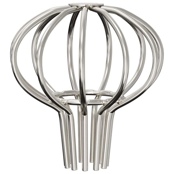 vidaXL Protecție pentru frunze de jgheab 2 pcs Argintiu 50 mm