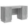 vidaXL Birou Sonoma gri 142,5 x 50 x 75 cm Lemn prelucrat