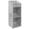 vidaXL Dulap pentru discuri de vinil Gri Beton 36 x 36 x 95,5 cm