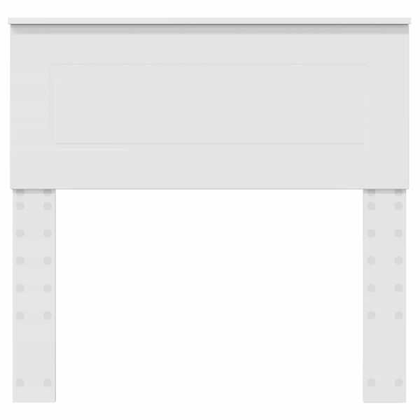 vidaXL Tăblie cap cu headboard Alb 75 cm Lemn compozit