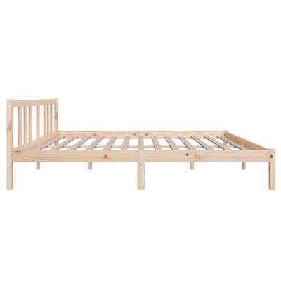 vidaXL Cadru de pat, 140x200 cm, lemn masiv de stejar