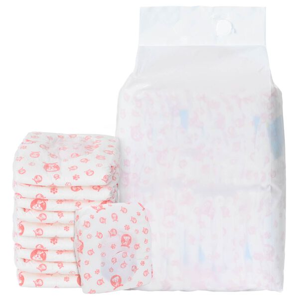 vidaXL Pantaloni absorbanti de unică folosință pentru c&acirc;ini femele 30 pcs