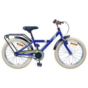 vidaXL Bicicletă pentru Copii 18 Inci pentru 5-7 ani Albastru &icirc;nchis