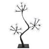 vidaXL Brad de Crăciun LED &icirc;n formă de S 2 buc. Negru 18 x 18 x 45 cm