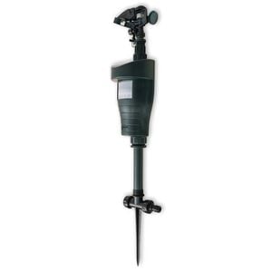 vidaXL Jet spray repelent pentru animale cu senzor PIR, verde &icirc;nchis