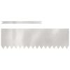vidaXL Margine pentru gazon 50 pcs Argintiu 100 x 0,05 x 30 cm