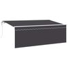 vidaXL Copertină retractabilă Antracit 350 x 200 cm