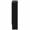 vidaXL Capac pentru radiator Stejar Negru 78 x 19 x 81,5 cm