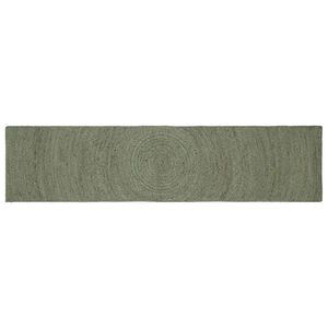vidaXL Covoare de zonă Verde măsliniu 60 x 250 cm Iută