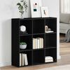 vidaXL Bibliotecă, negru, 98x29x97,5 cm, lemn prelucrat