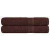 vidaXL Prosoape FROGN 2 buc., maro, 100x200 cm, 360 g/m&sup2;